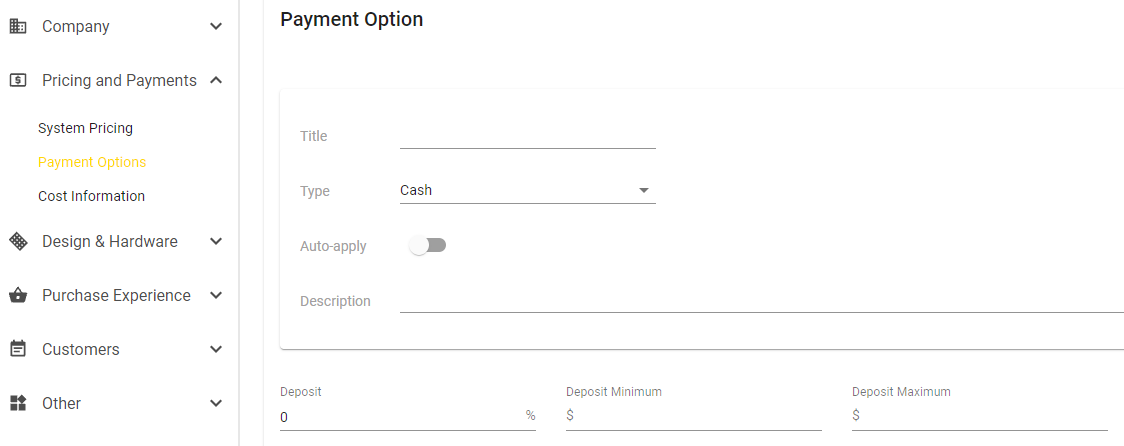 How to set up a CASH payment option – OpenSolar