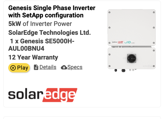 Activating SolarEdge components – OpenSolar